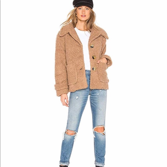 Free People Jackets & Blazers - NWT Free People Teddy Coat! Size M 🐻